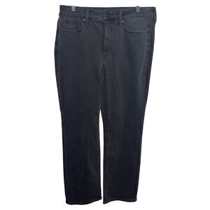 NYDJ Marilyn Straight Jeans Women’s 14P Black Lift Tuck Technology